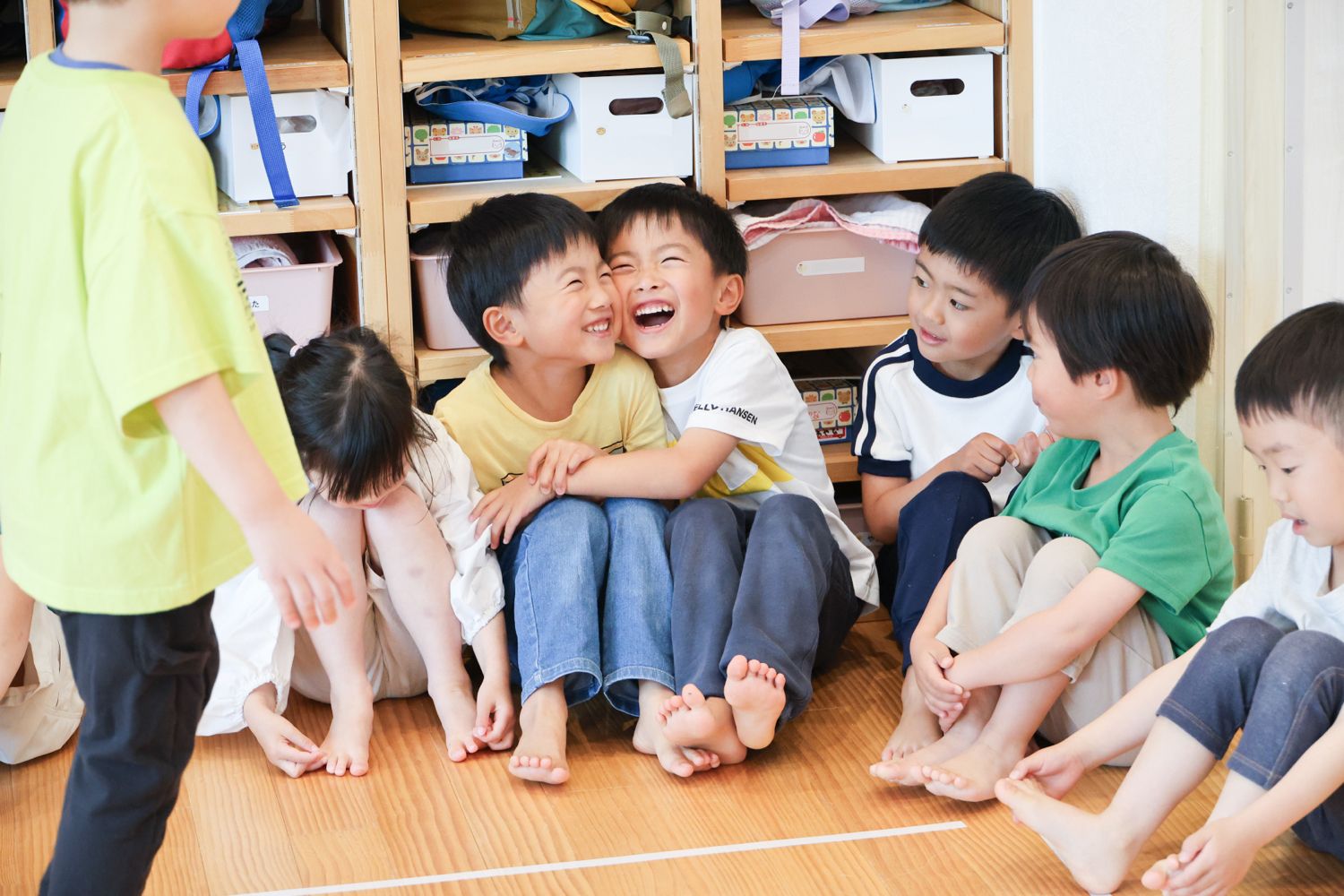 保育園の子どもたち